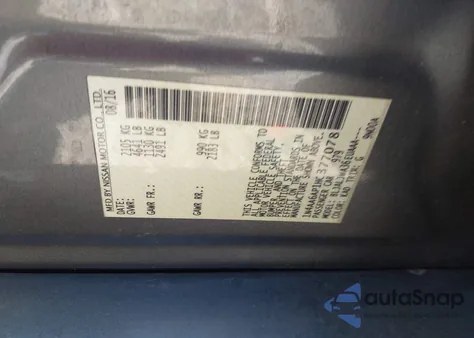 2017 Nissan Maxima 3.5 Platinum/3.5 S/3.5 Sl/3.5 Sr/3.5 Sv z USA, uszkodzony, nr VIN 1N4AA6AP1HC377078